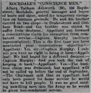 Newspaper clipping of tribunal