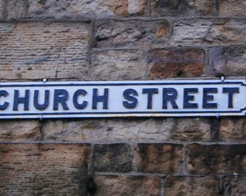 Church Street sign