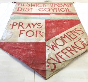 Keswick suffrage banner