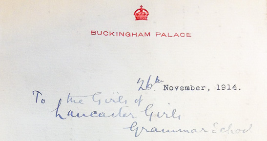 Letter from Queen Mary