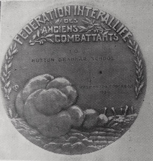 Hutton Grammar School's FIDAC Peace Medal, 1930 The Huttonian, No 11, Christmas Term 1931 Courtesy of Lancashire Archives, Archive ref: DDX777/25