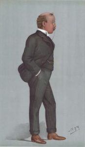 Lord Richard Cavendish, as caricatured by Spy (Leslie Ward) in Vanity Fair, April 1900