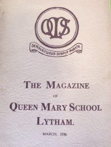 Queen Mary School Magazine, March 1936 Courtesy of AKS Independent School Archives 