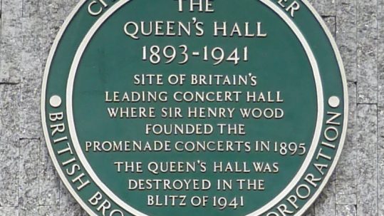 Queen’s Hall Green Plaque Philafrenzy