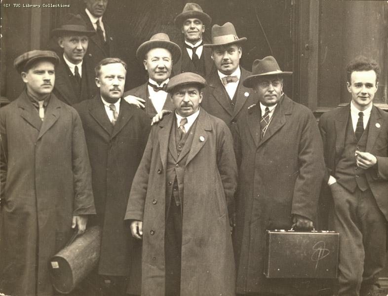 Soviet delegates at TUC Congress, Hull 1924 Courtesy of TUC Library Collections, London Metropolitan University