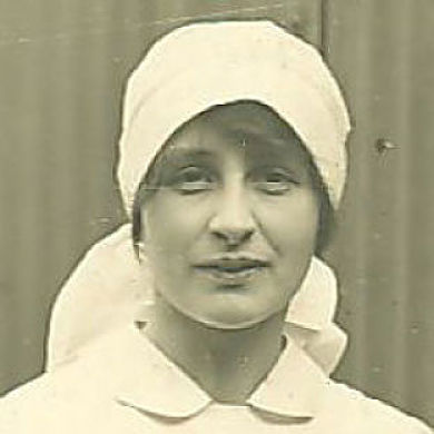 Vera Brittain in VAD uniform during World War 1